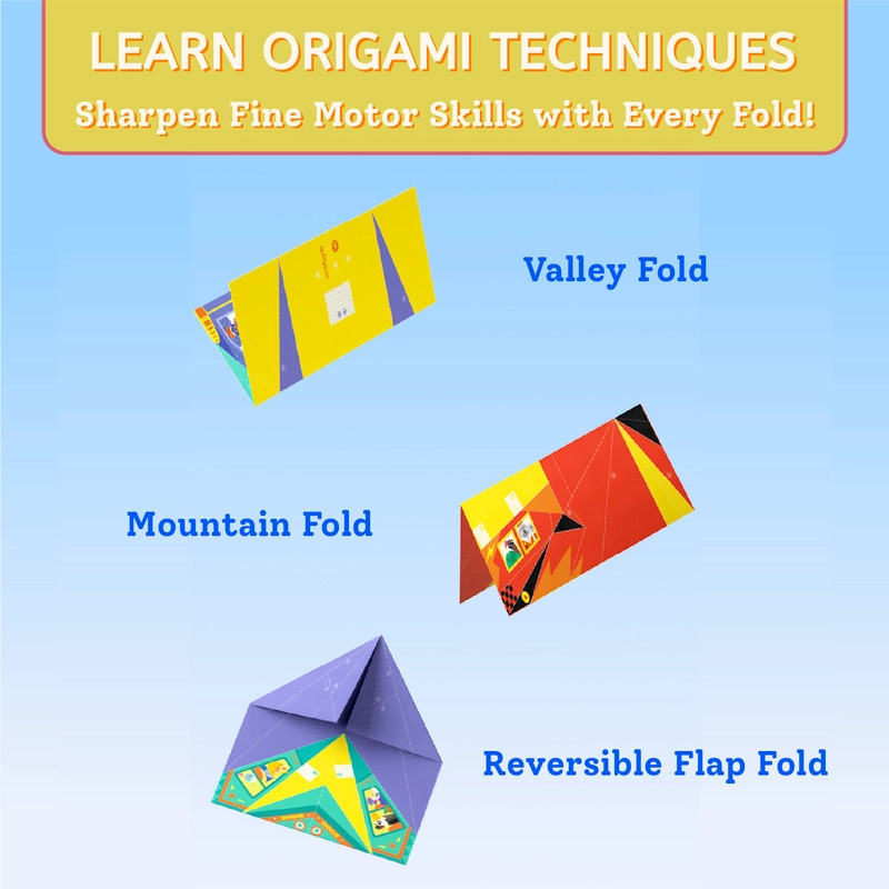 Paper Craft DIY Kit - Windmill Kingdom - No scissors or glue Includes stickers & decals