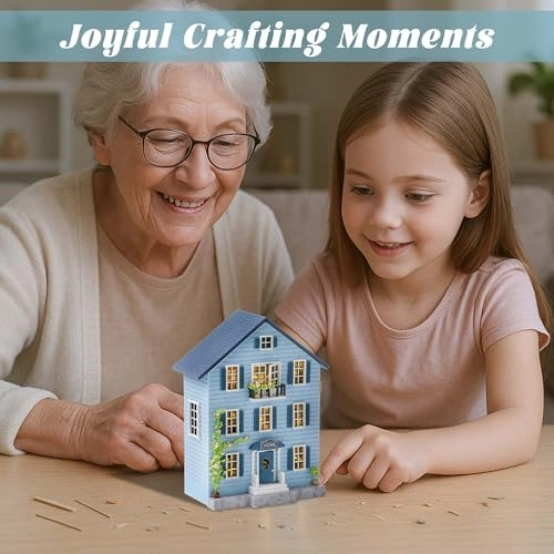 Dollhouse Miniature DIY House Kit - Creative Room 1:100