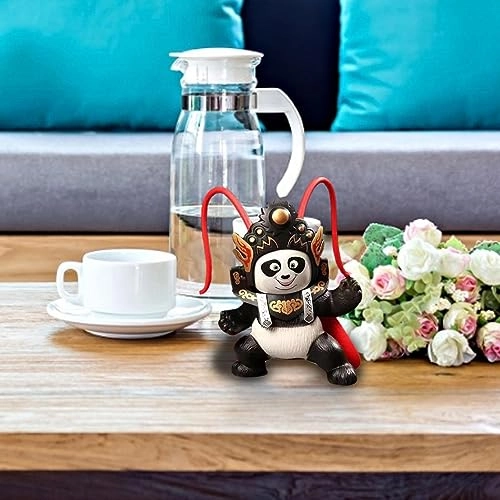 Panda face changing doll - Resin