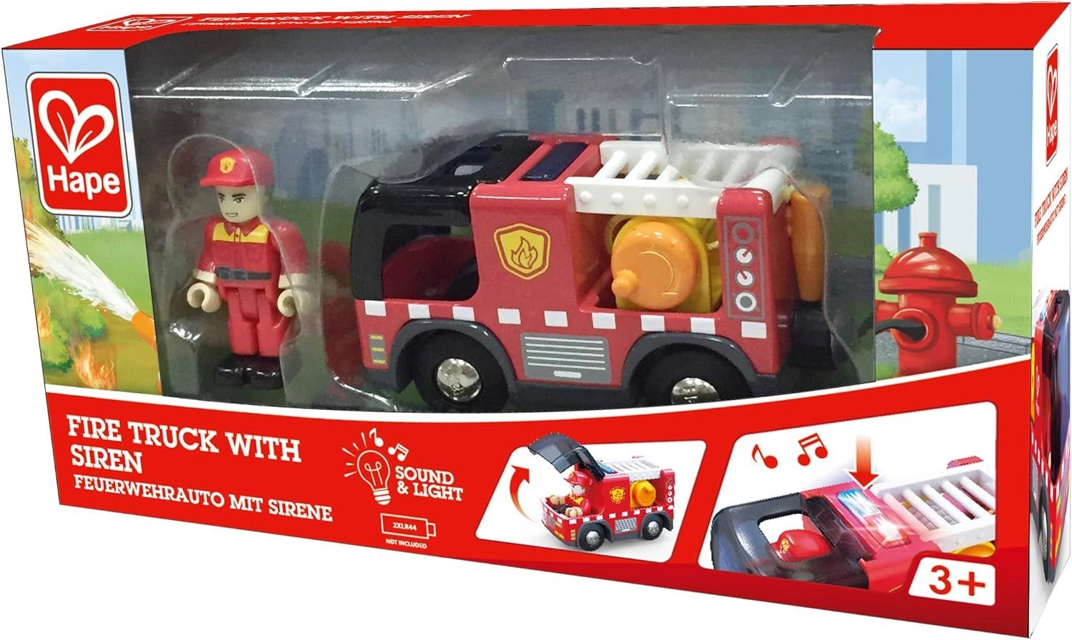 Fire Truck With Siren - Figurine