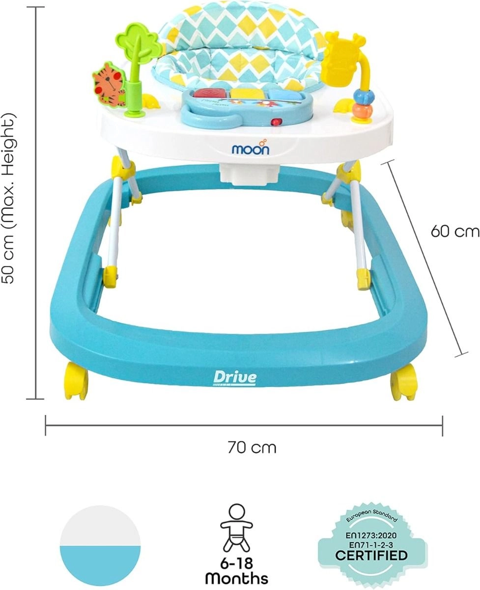 Baby Push Activity Walker - Blue 6 months & above