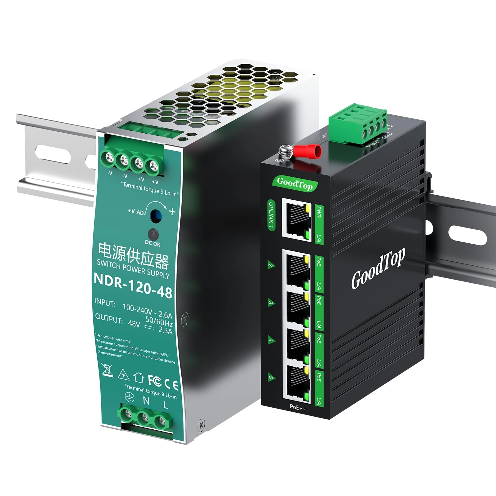 Shenzhen GuangyangTianji Communication Technology Co., Ltd. 5 Port Gigabit - 90W 5 IEEE 802.3af/at/bt 10/100/1000Mbps 120W