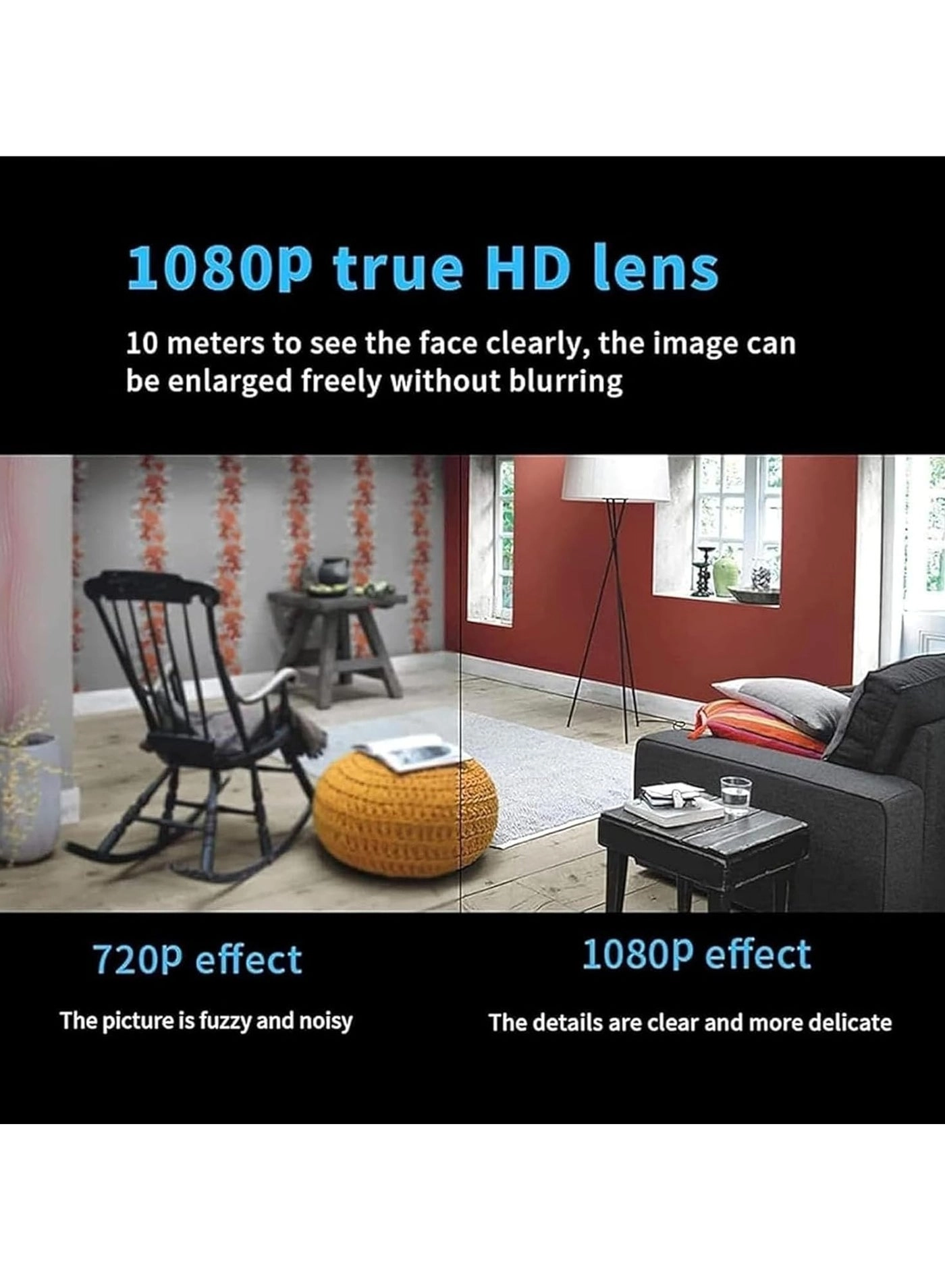 Mini WiFi Security Camera 1080P