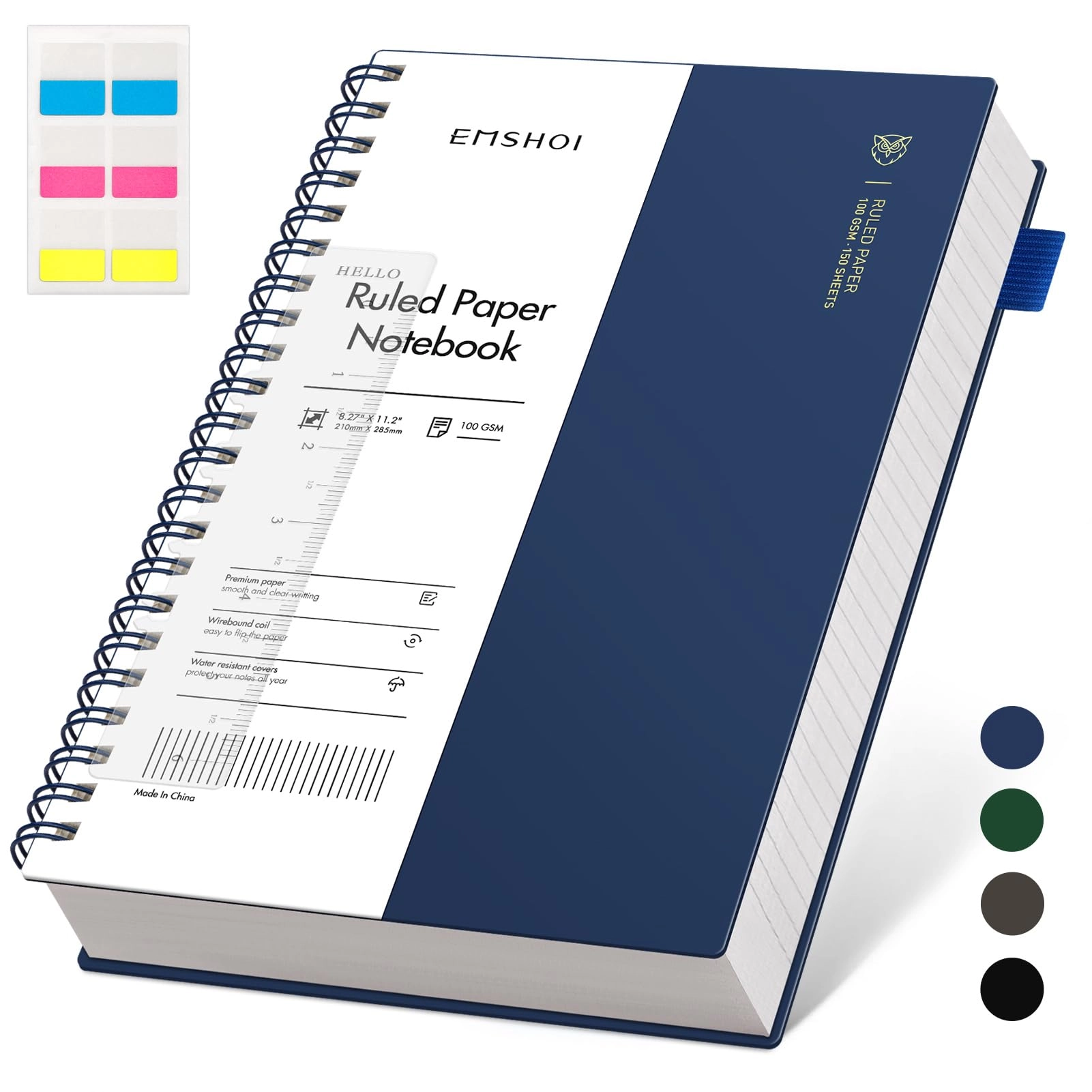 Notebook A4 Spiral - Lined 300 Pages