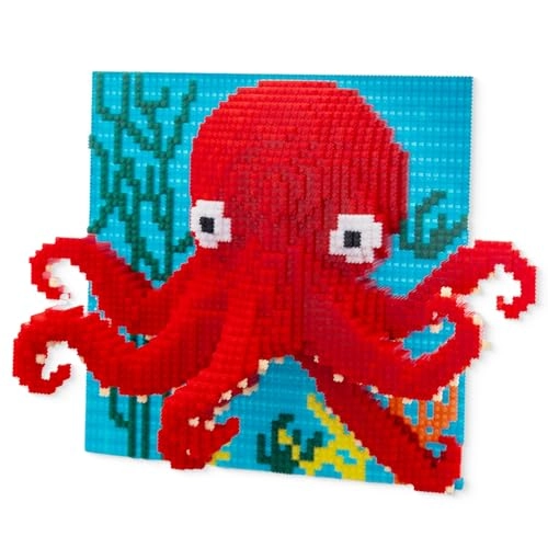 Octopus Building Block Wall Art & Table Display Kit - 9788 pcs