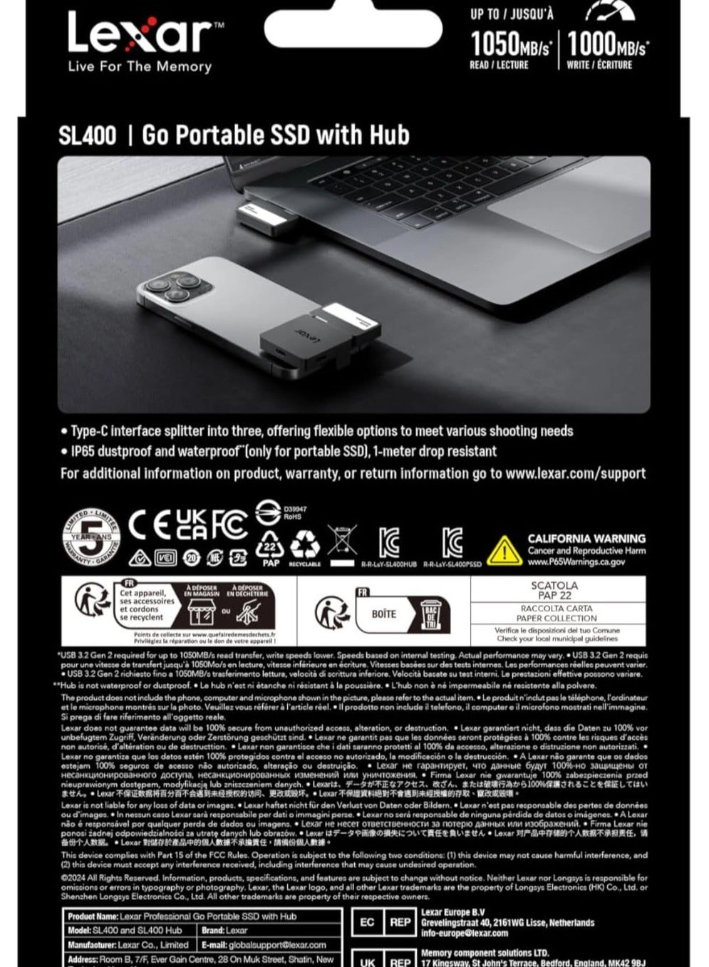 Professional Go Portable SSD - 1TB