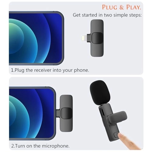 K1 - 2 lavalier microphones 2.4GHz