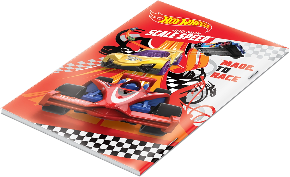 Hot Wheels Notebook - 100 Sheets Pack of 3