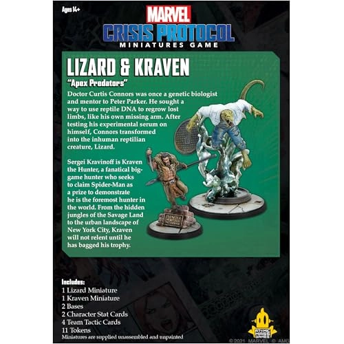 Lizard + Kraven - Marvel Crisis Protocol (CP58)