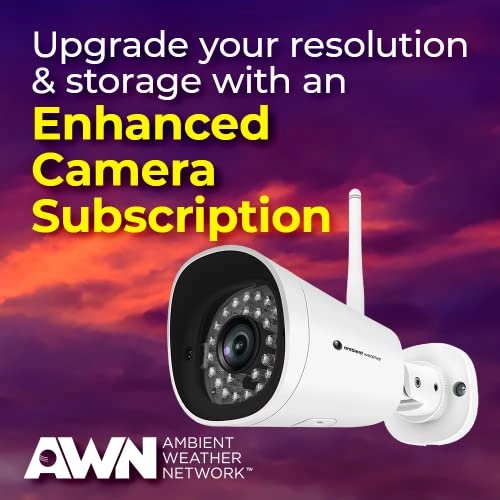 Network Outdoor Wi-Fi Weather Camera 2K