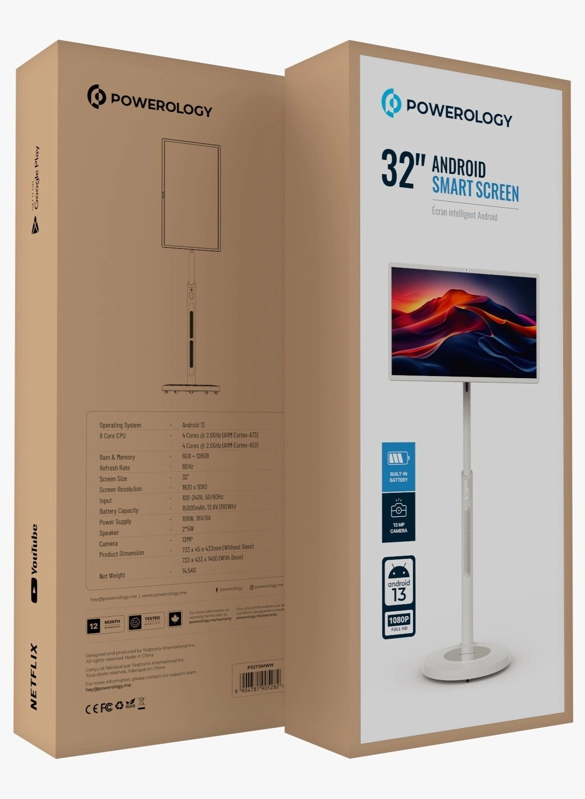 Android Smart Screen - Full HD 32"