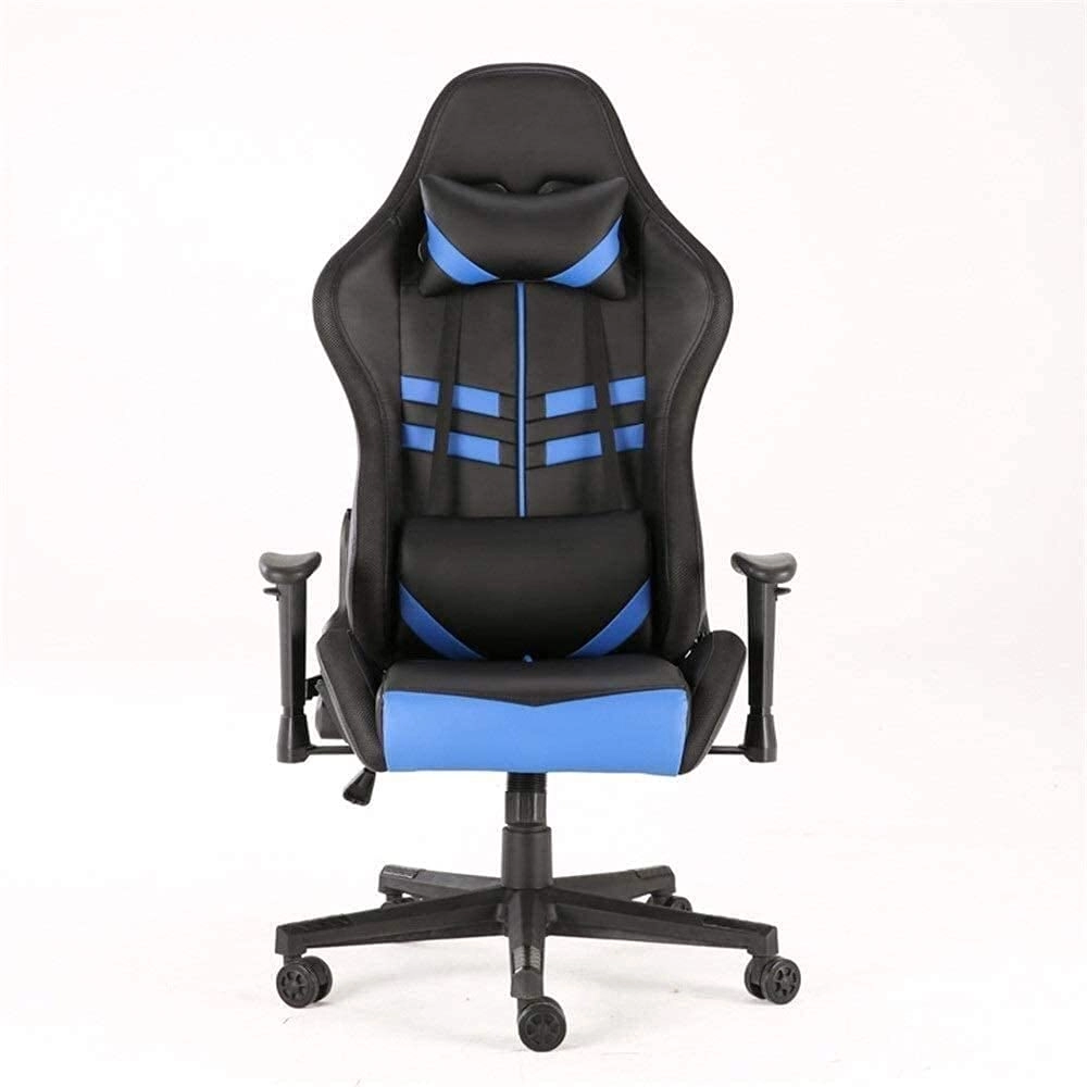Desk Chair - PU Leather Brown High Back