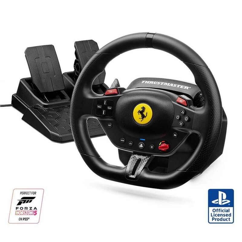 T98-P Ferrari 296 GTB Racing Wheel & Pedals - Playstation