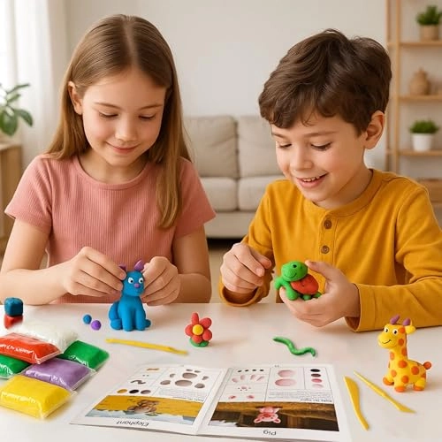 Air Dry Clay Kit - Clay 96 pcs.