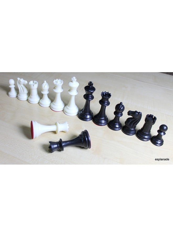 StonKraft Tournament Chess Pieces - Two Extra Queens Staunton 3.75" Inch King Height