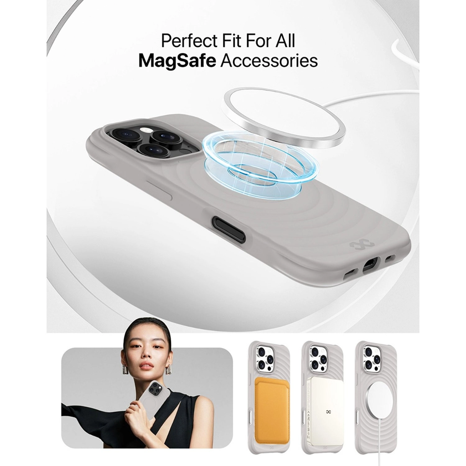 Quiver Ripple Silicone Case for iPhone 16 Pro