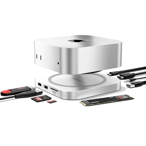 Macally Mac mini M4 Dock - M2 NVMe Enclosure 4K HDMI 60hz