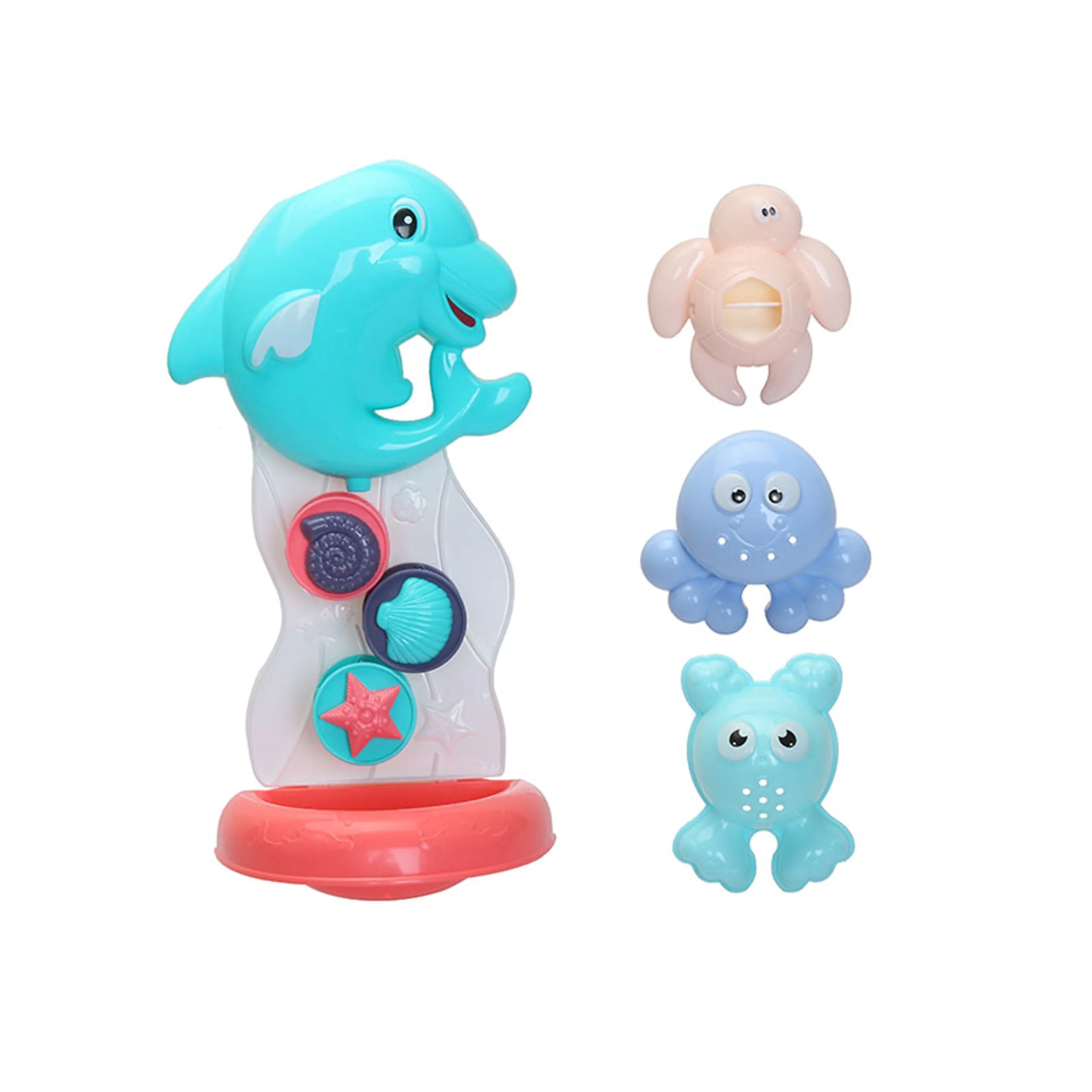 Dolphin Bath Waterfall - Multicolor