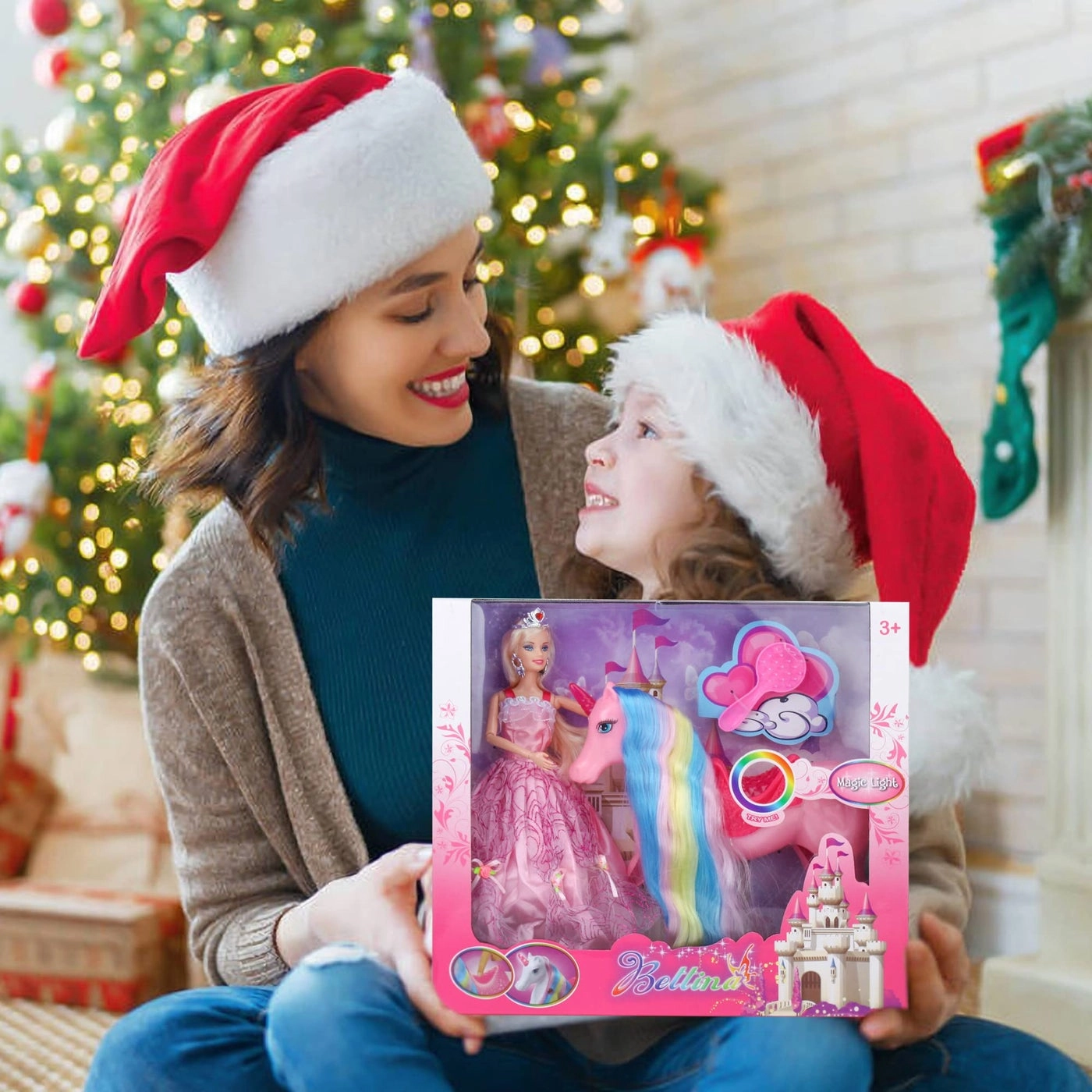 Unicorn Princess Doll - Magical Light Mane and Tail Set