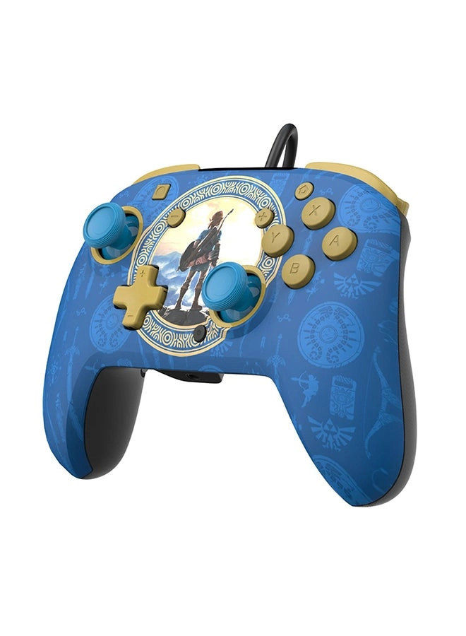 Rematch Wired Controller - Hyrule Blue Nintendo Switch