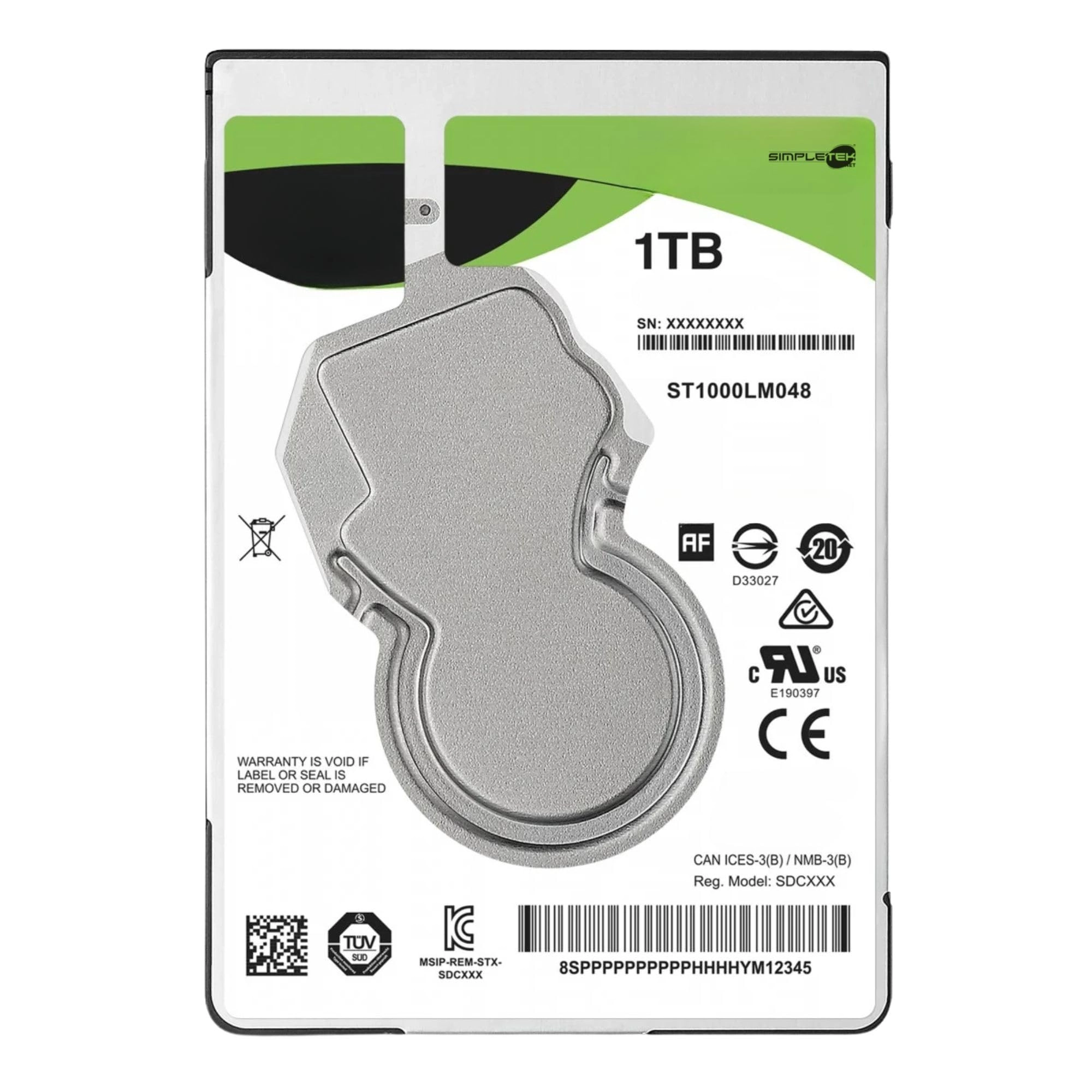 5701 2.5" 5400rpm 128MB SATA III (5701-SIMPLETEK) - 1TB