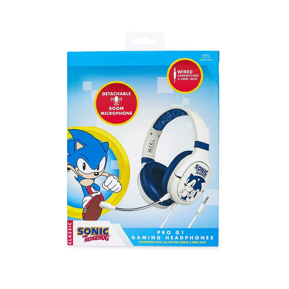 Classic Sonic the Hedgehog Pro G1 Wired Headset