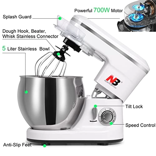 Stand Mixer - 5 Liters 700 watts
