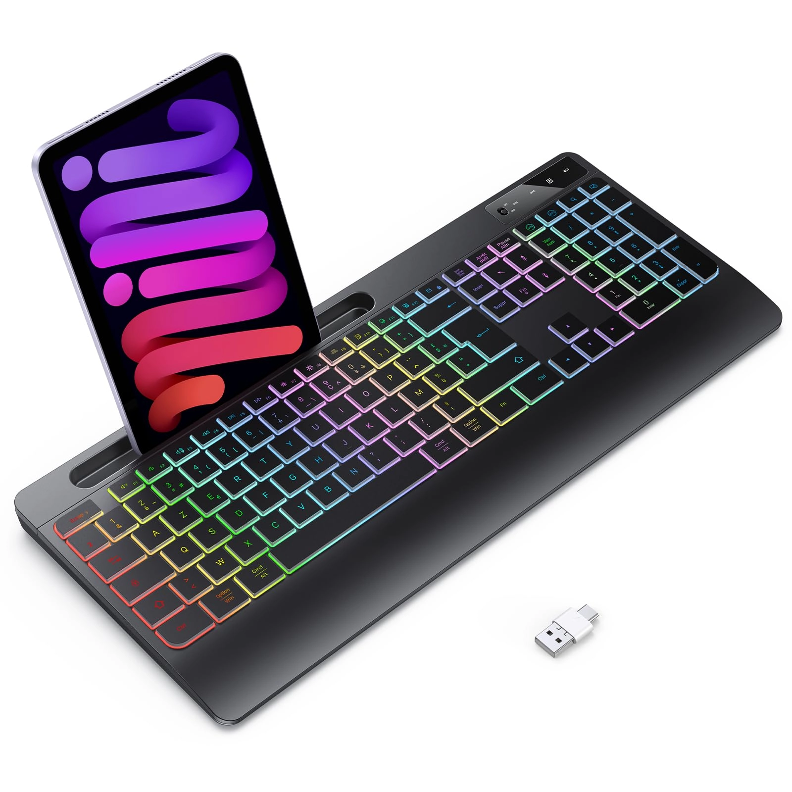 TECURS Backlight Keyboard - FR Wireless
