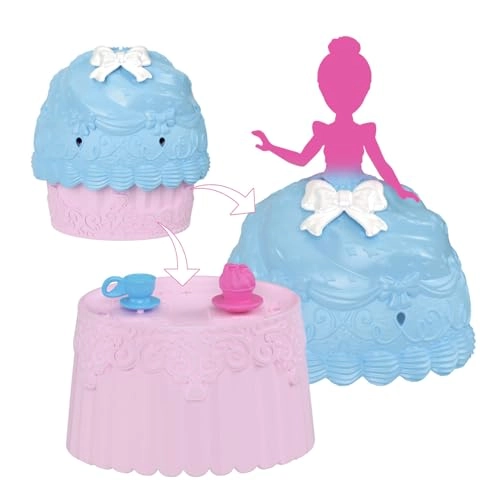Disney Princess Cupcake Doll - small Plastic Multicolor