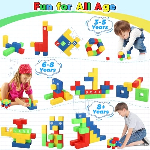 Magnetic Blocks - 3 years and up 18 pieces