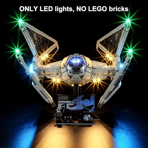 Led Light for LEGO 75382 Tie Interceptor - Plastic 1
