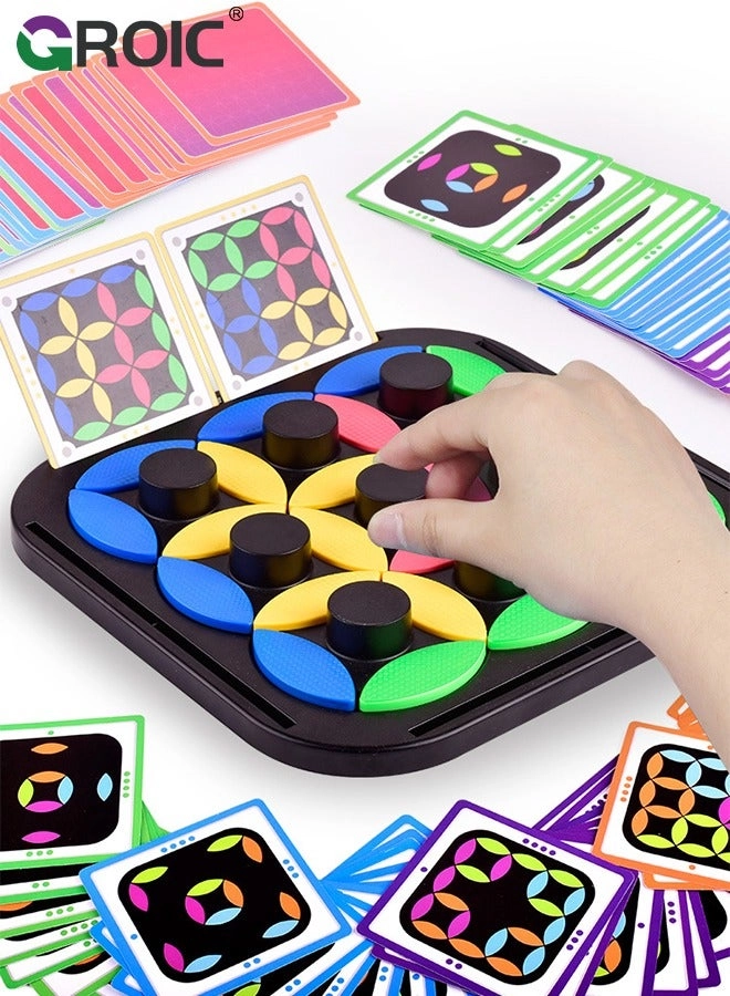 Rotating Puzzle Board - multicolour ABS