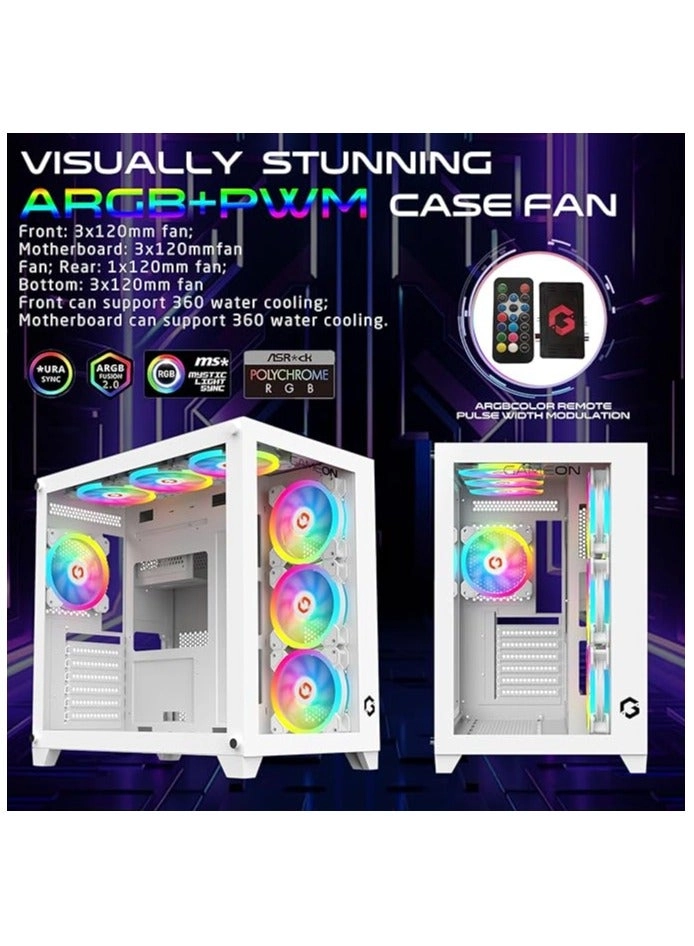 Emperor Arctic IV - Side window Mid Tower