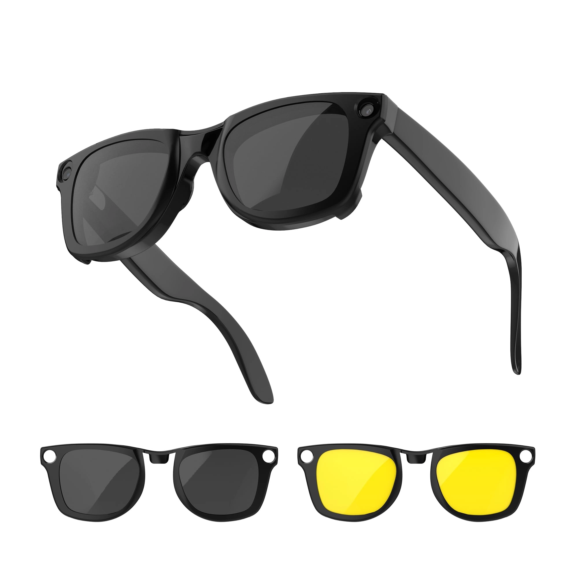HIBLOKS Clip On Sunglasses - Yellow