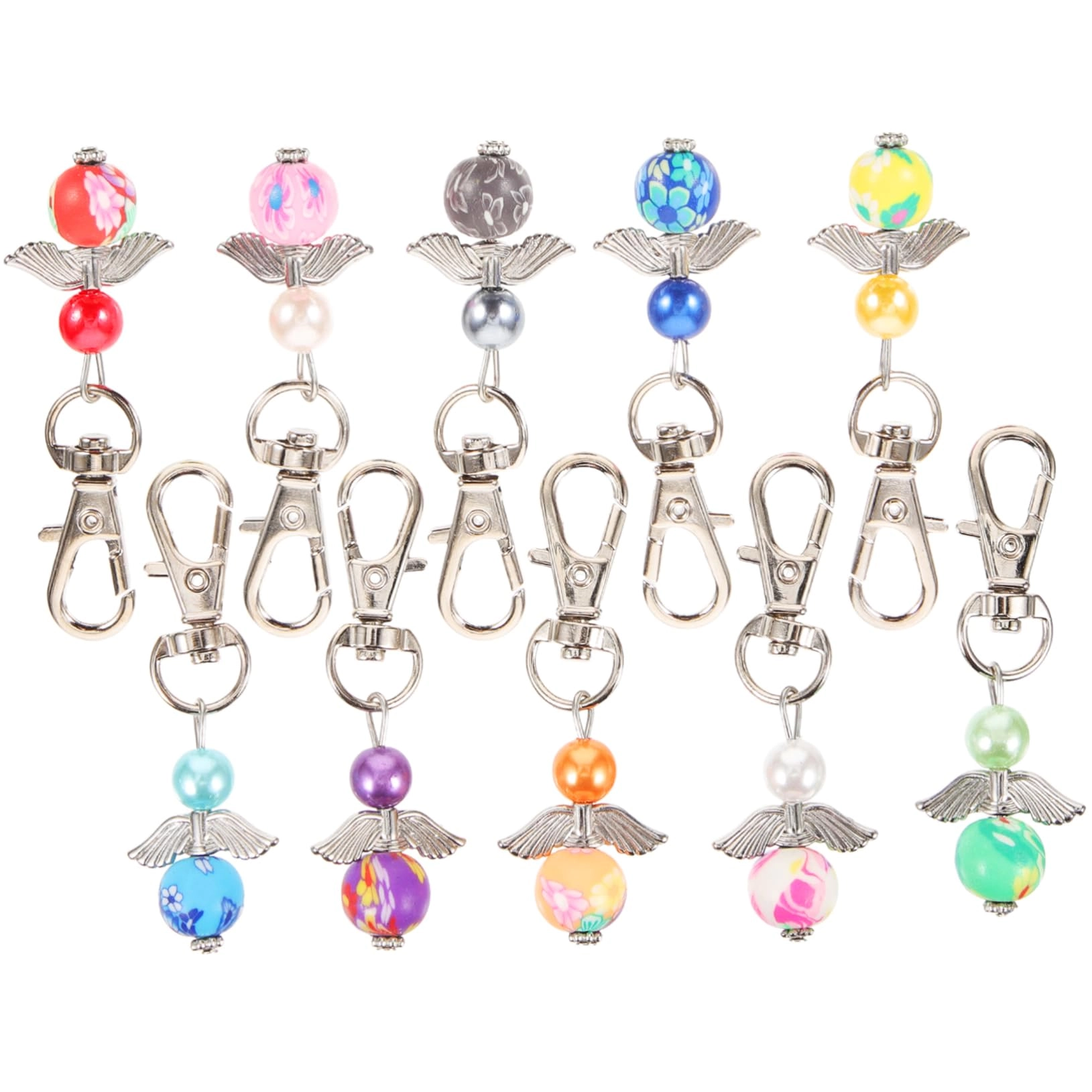 VALICLUD Angel Charm Keyring - Random Color Metal