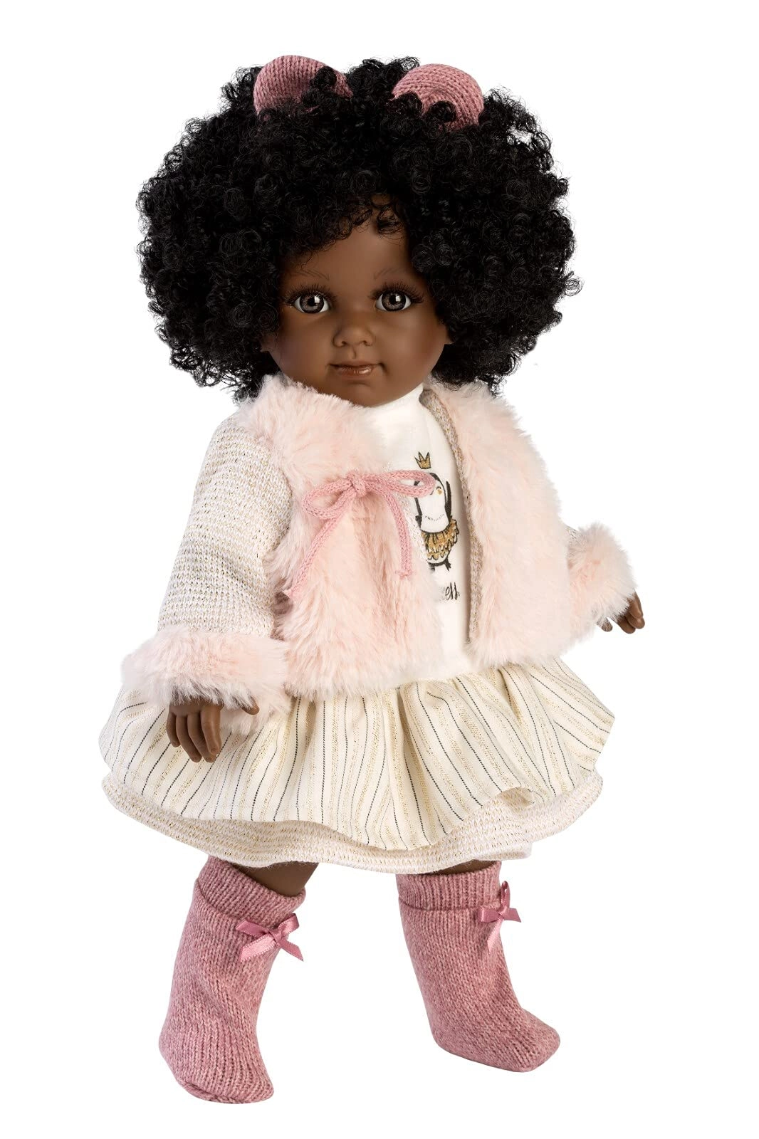 Llorens Zuri Doll - 35 cm Vinyl Black