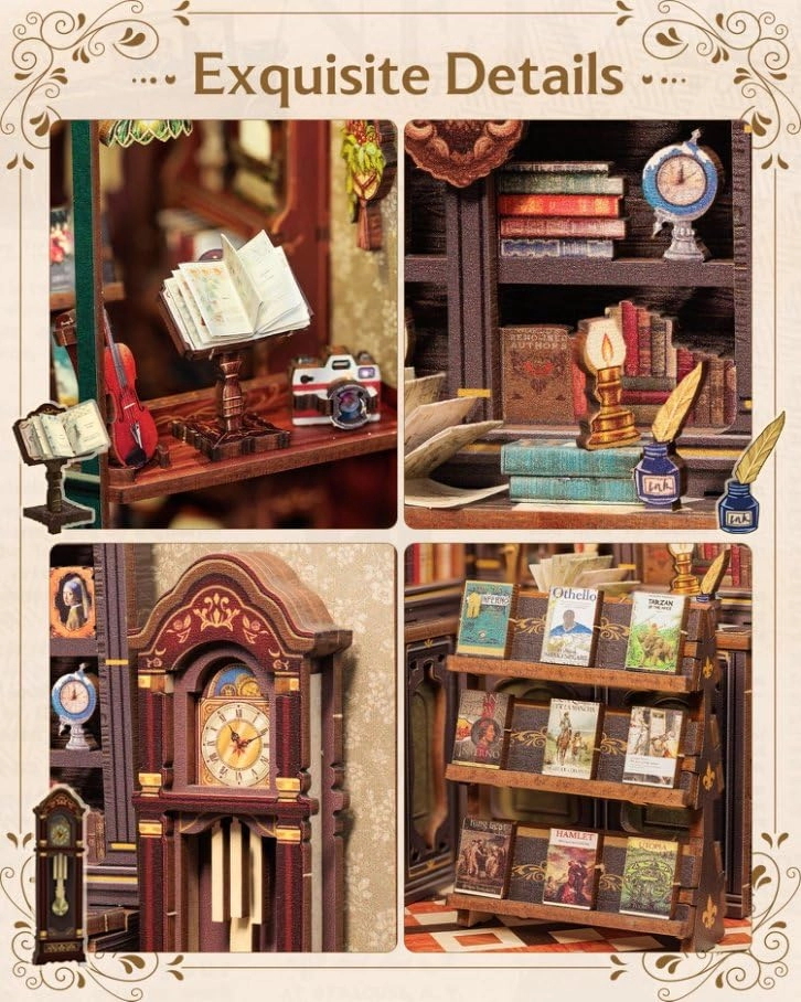 Book Nook Kit - Owl Bookstore
