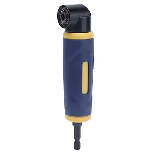 90 Degree Right Angle Drill Adapter - Yellow Blue Magnetic Bit Holder 1/4in