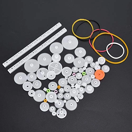 evhooe Plastic Gear Pulley Shaft Sleeve Set - 75 pieces