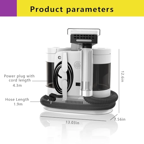 Portable Carpet Cleaner Machine - Steam 1600W