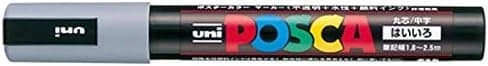 Uni-Ball Posca Medium Marker - Gray Medium