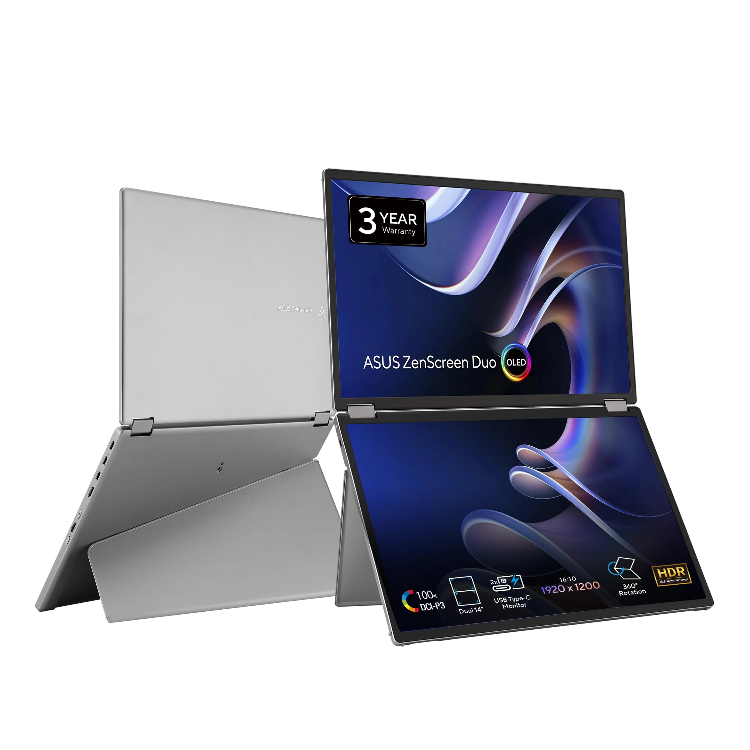 ASUS ZenScreen Duo - OLED 14 Inches