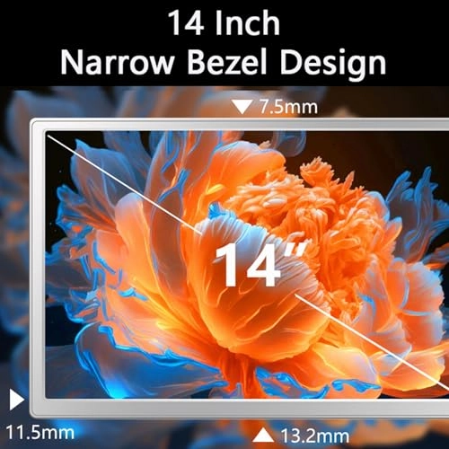 Triple-screen Monitor - HD 14 inch