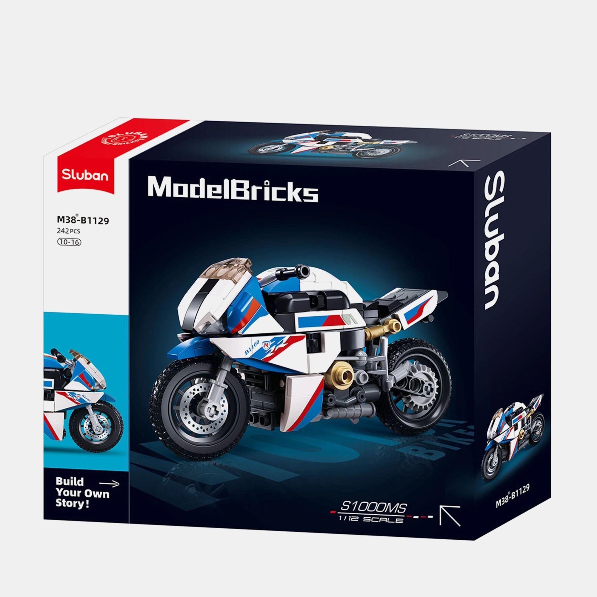 Sluban S1000Ms - 1/12 Motorcycle