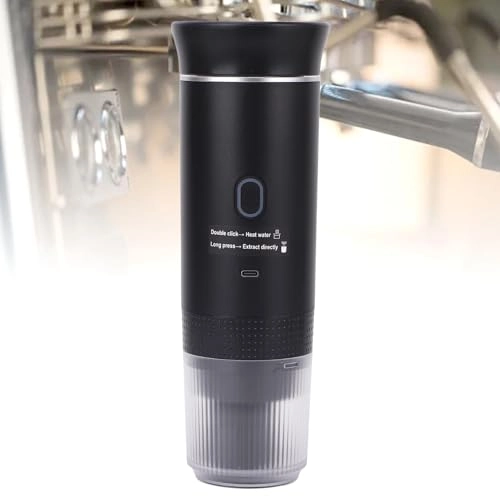 Compact Portable Coffee Machine - 120ml Ground Coffee & Capsules