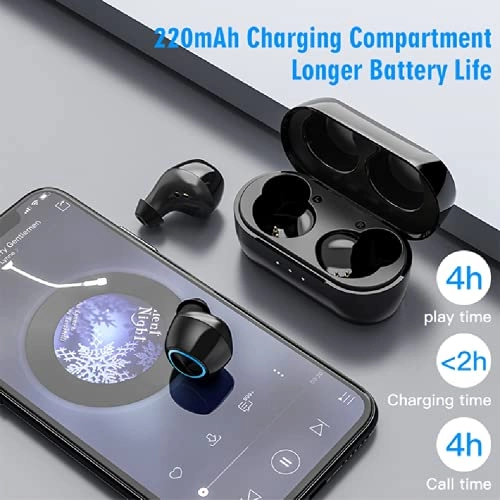TWS Stereo Earphones - Wireless Earbud