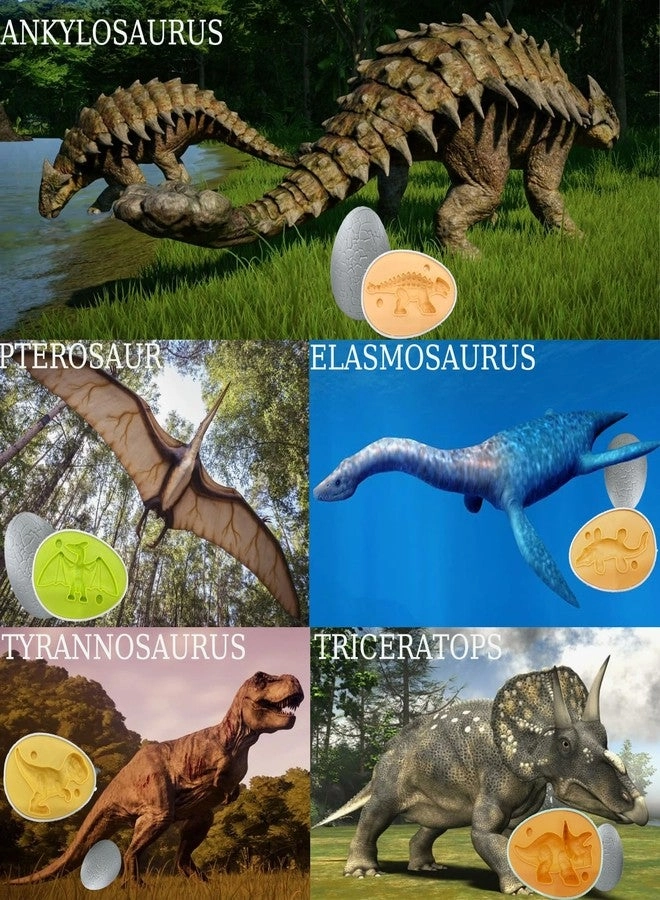 Playdough Dinosaur Eggs - 4-8