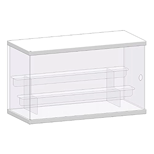 Clear Acrylic Display Case - 40 x 18 x 21 cm White-clear Step