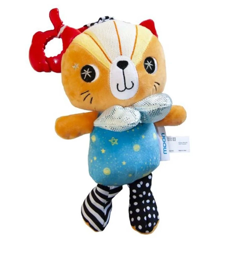 Soft Rattle Plush Toy - 3 to 24 Months fabric