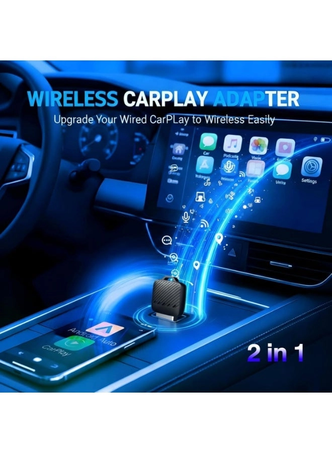 Wireless CarPlay Adapter - Mini USB Plug and Play